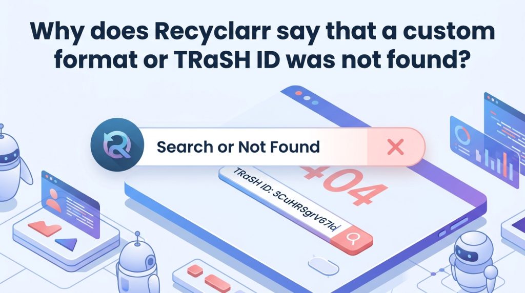 Why Does Recyclarr Say That a Custom Format or TRaSH ID Was Not Found